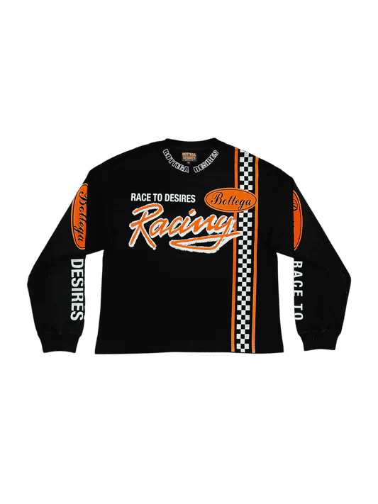 Bottega Desires Race to Desires L/S Tee Black