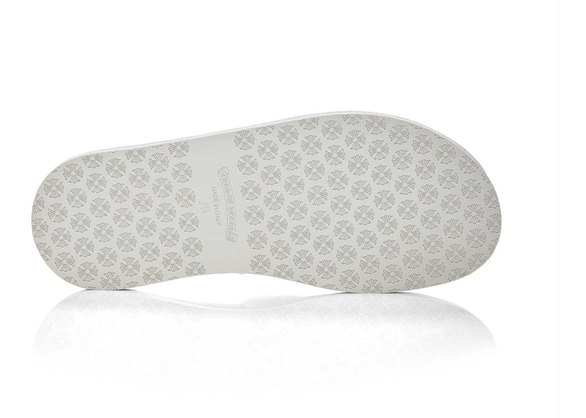 Chrome Hearts Hotel Slippers White