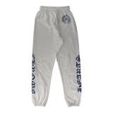 Chrome Hearts Horseshoe Script Sweatpants White Blue