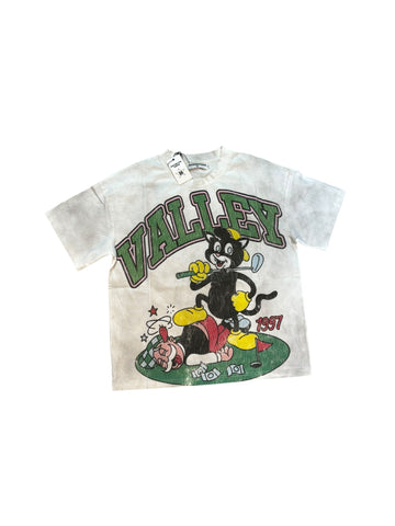 Vale Black Cat Tee "White"