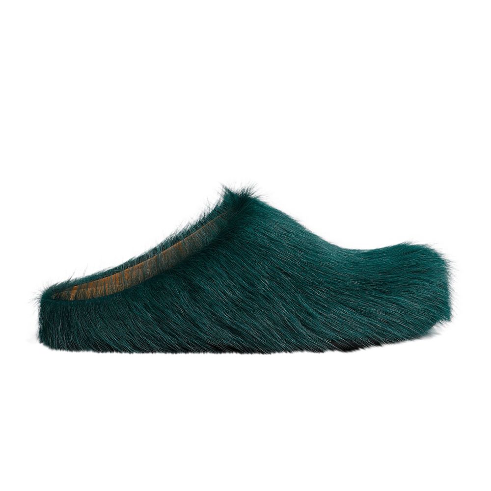 Marni Fussbett Sabot Clogs Forest Green