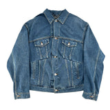Balenciaga Swing Denim Jacket Blue