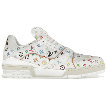 Louis Vuitton LV Trainer Takashi Murakami White