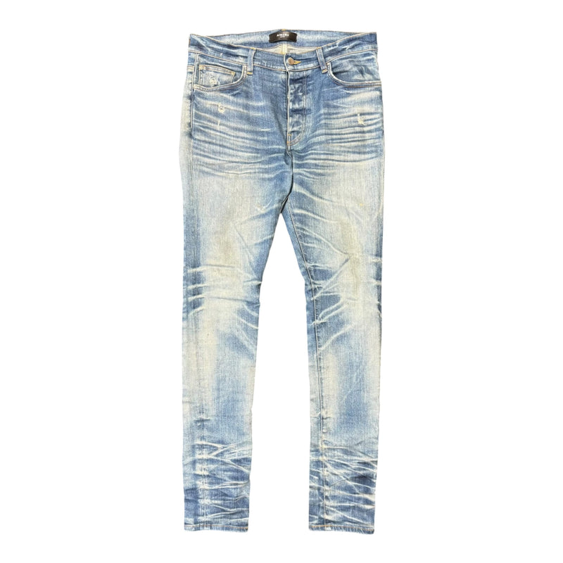 Amiri Stack Jeans Honeycomb Indigo