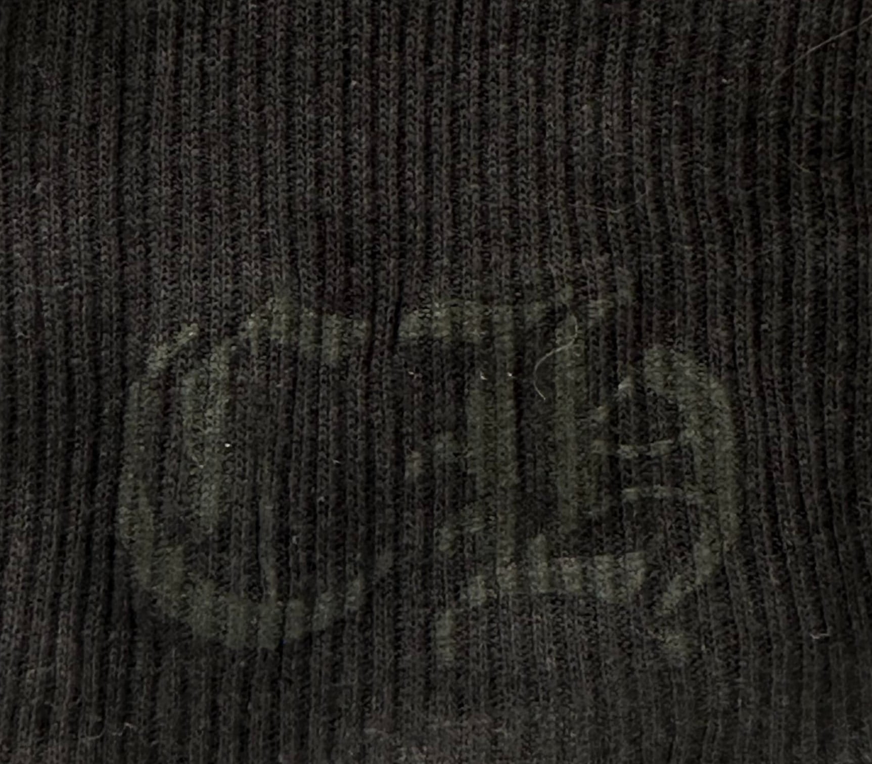 Chrome Hearts Scroll Logo Ribbed Tank Top Black