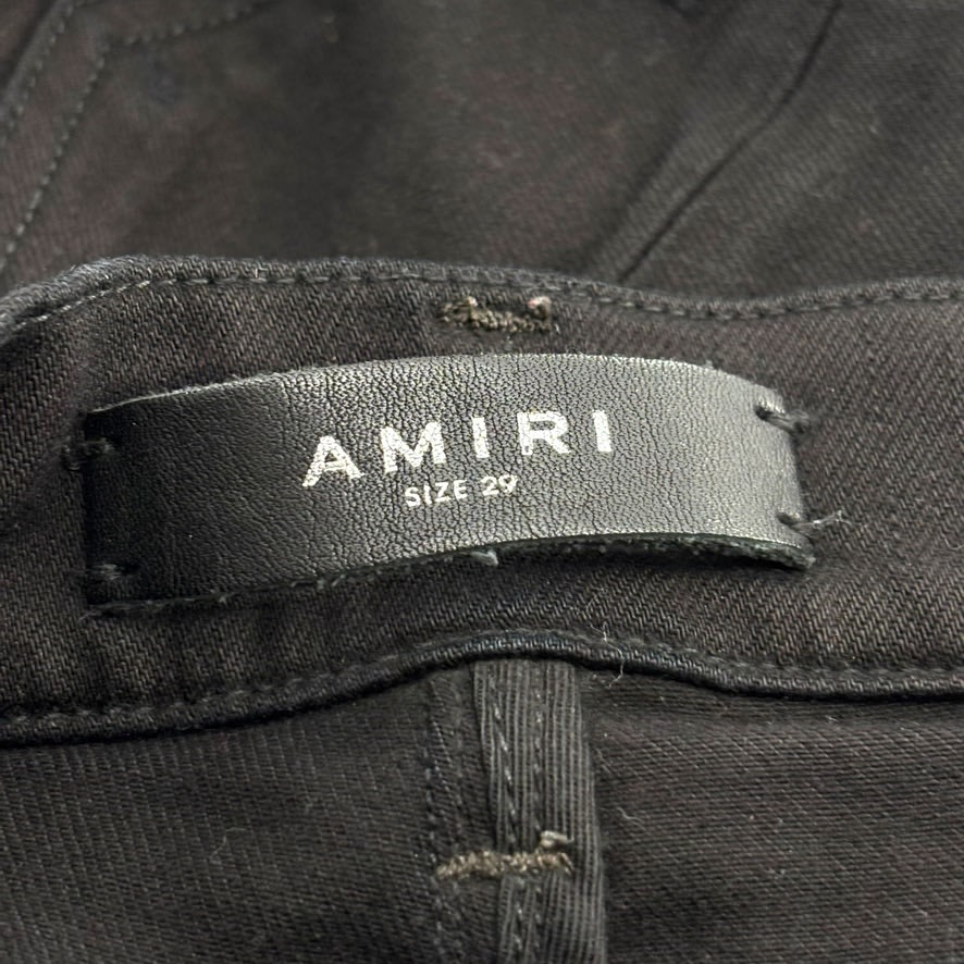 Amiri Mx1 RIbbed Black Paisley