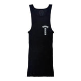 Chrome Hearts T-Bar Ribbed Tank Top Black