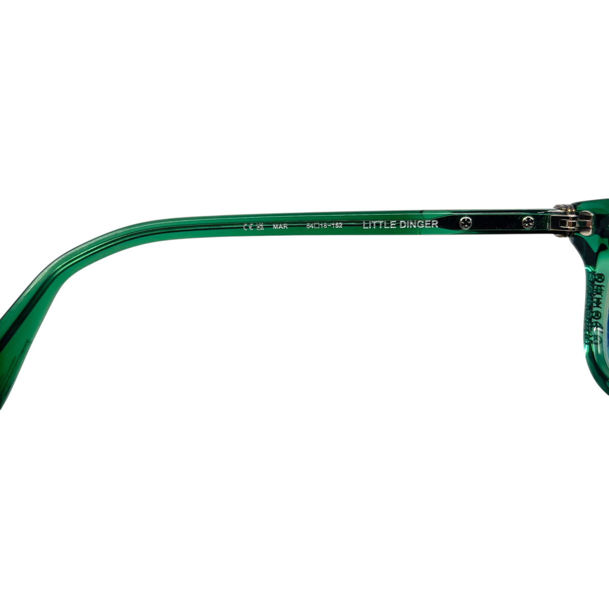 Chrome Hearts Little Dinger Glasses Green Frames