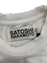 Satoshi Globe of Death Cutoff Tee White