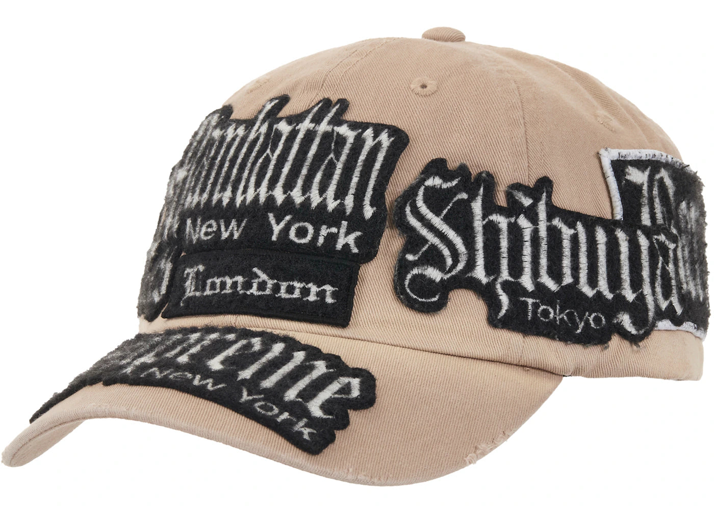 Supreme City Patches 6-Panel Hat Natural