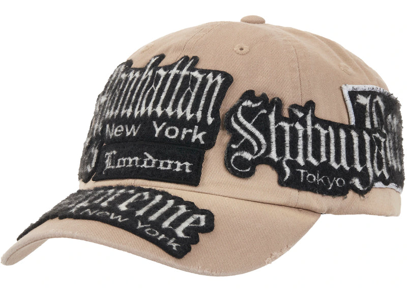 Supreme City Patches 6-Panel Hat Natural