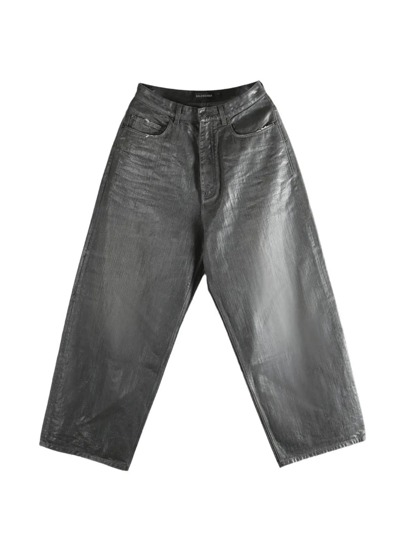 Balenciaga Waxed Denim Black