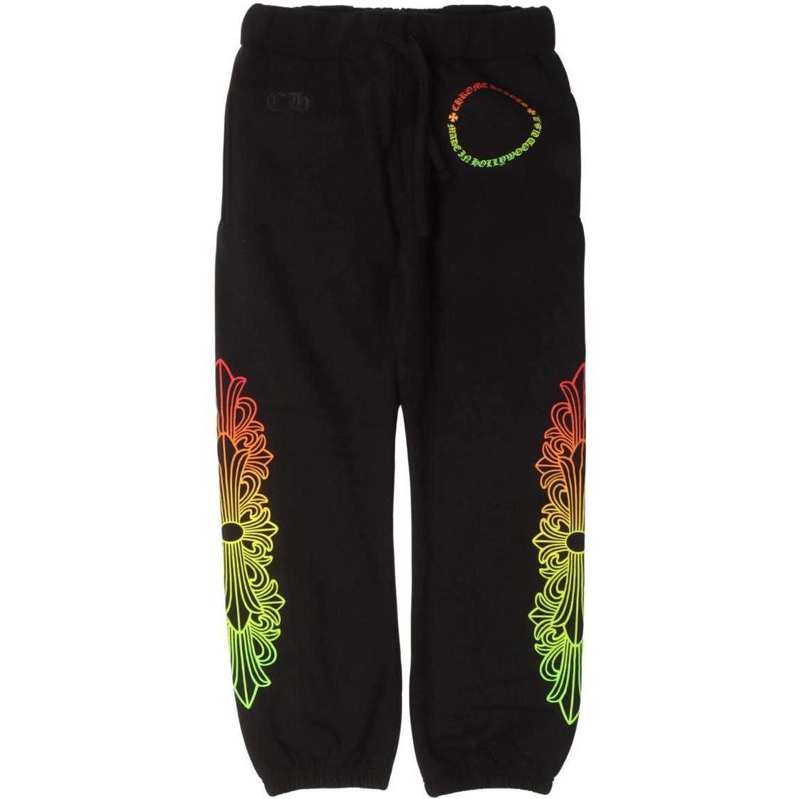 Chrome Hearts Gradient Floral Circle Sweatpants