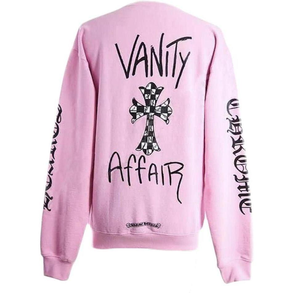 Chrome Hearts Matty Boy Vanity Affair Crewneck Sweatshirt Pink - Lightly Worn