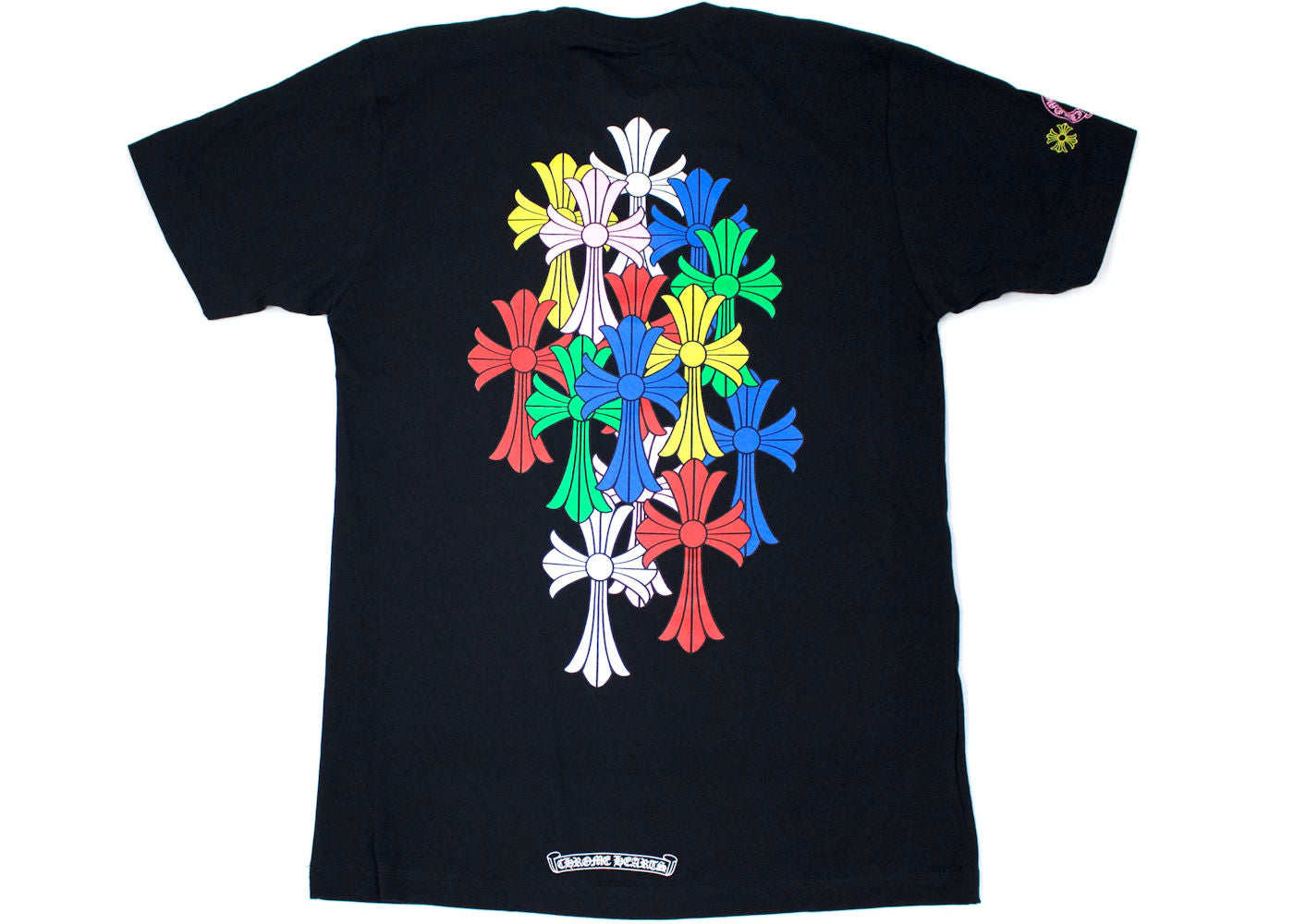 Chrome Hearts Multi Color Cross Cemetery T-shirt Black - Lightly Worn
