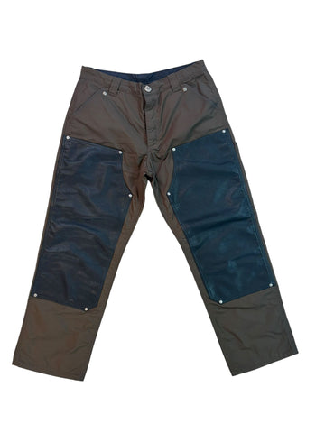 Chrome Hearts Nylon Single Patch Double Knee Carpenter Pant Brown - Lightly Worn