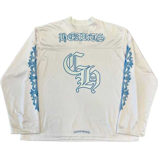 Chrome Hearts Sample Stadium Mesh Jersey White - Like New