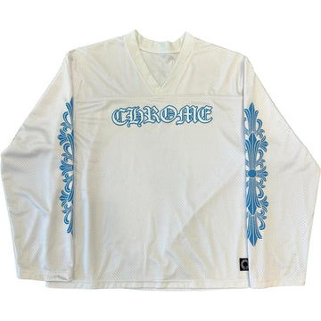 Chrome Hearts Sample Stadium Mesh Jersey White - Like New