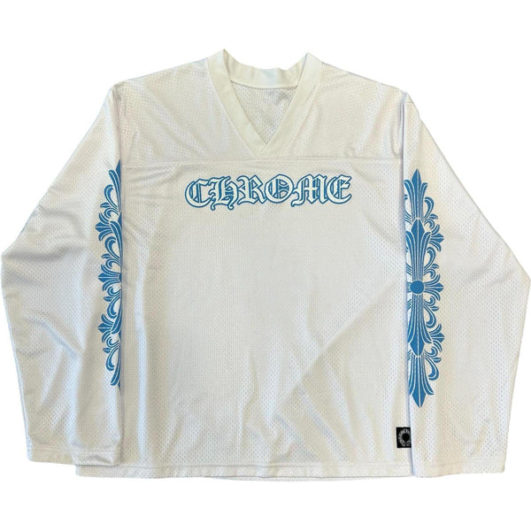 Chrome Hearts Sample Stadium Mesh Jersey White - Like New