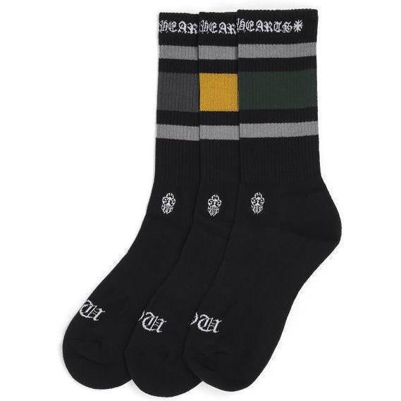 Chrome Hearts Sports Sock Single Pair Black
