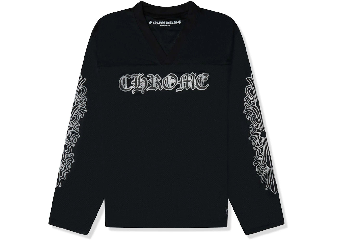 Chrome Hearts Stadium Mesh L/S Jersey Black - Like New
