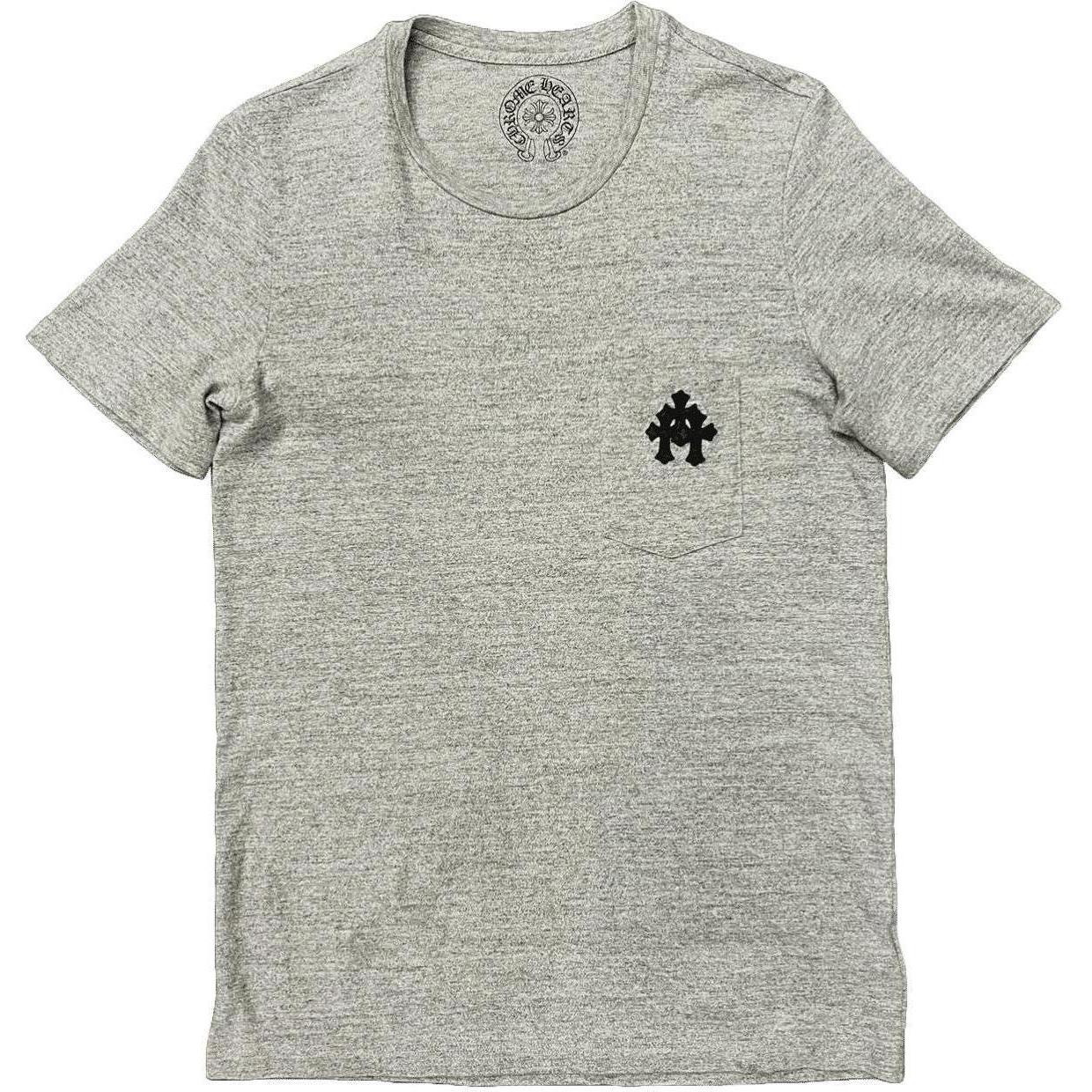 Chrome Hearts Tee Grey Triple Cross Patch
