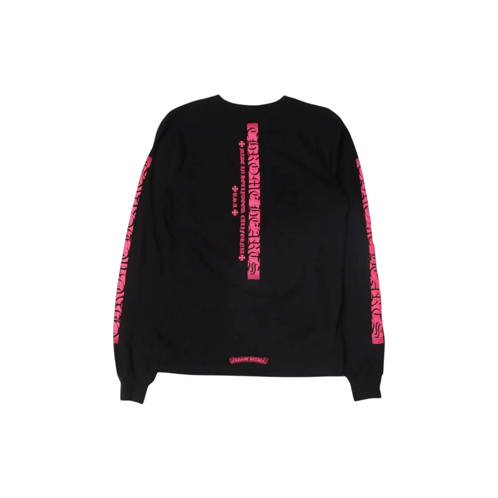Chrome Hearts USA Tee Longsleeve (Black/Pink)