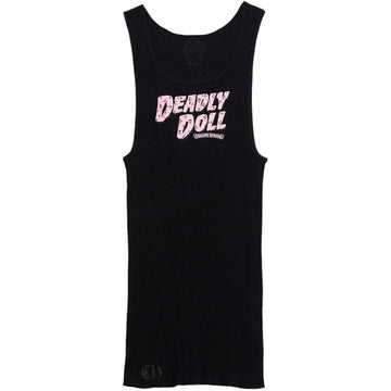 Chrome Hearts x Deadly Doll Tank Top Black/Pink