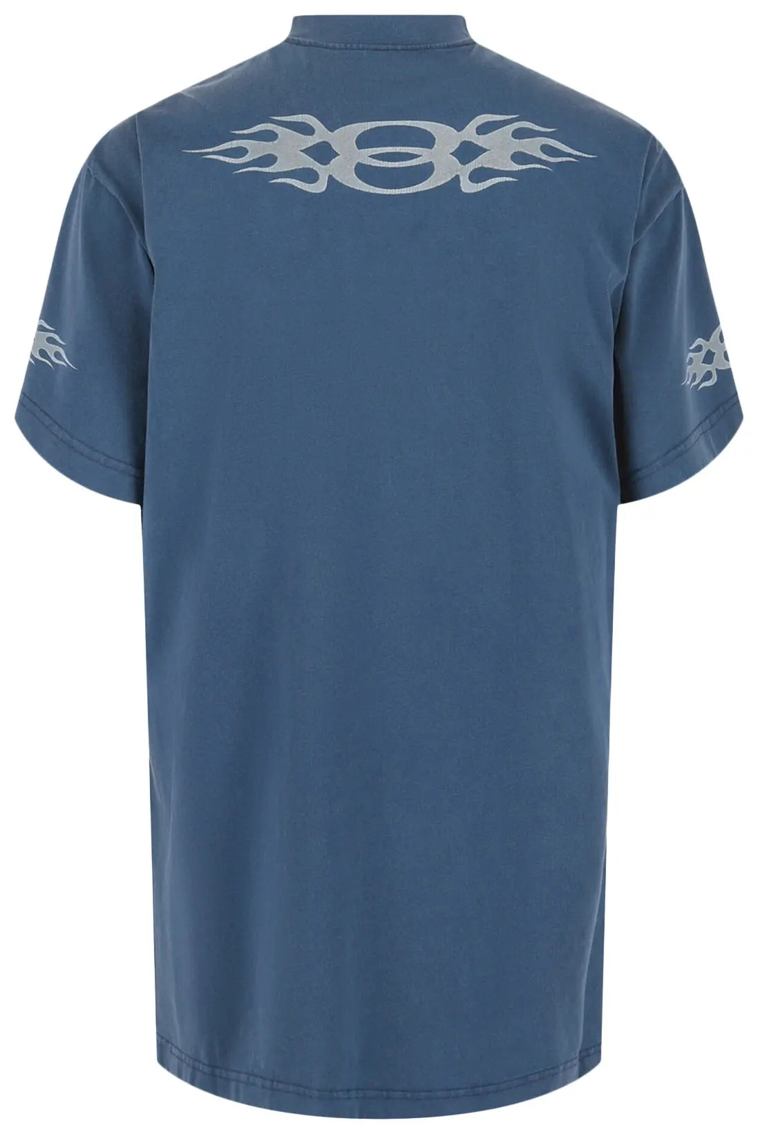 Balenciaga Burning Unity Oversized Shirt Washed Out Blue