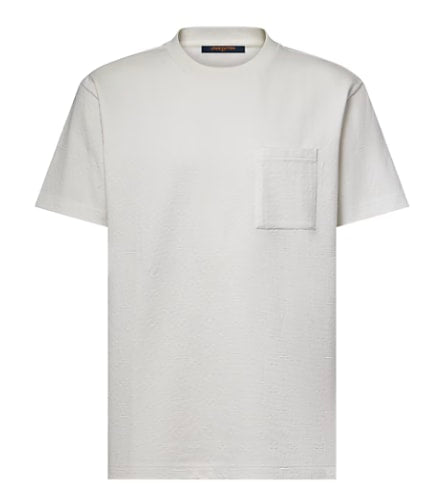 Louis Vuitton White Monogram Pocket Tee