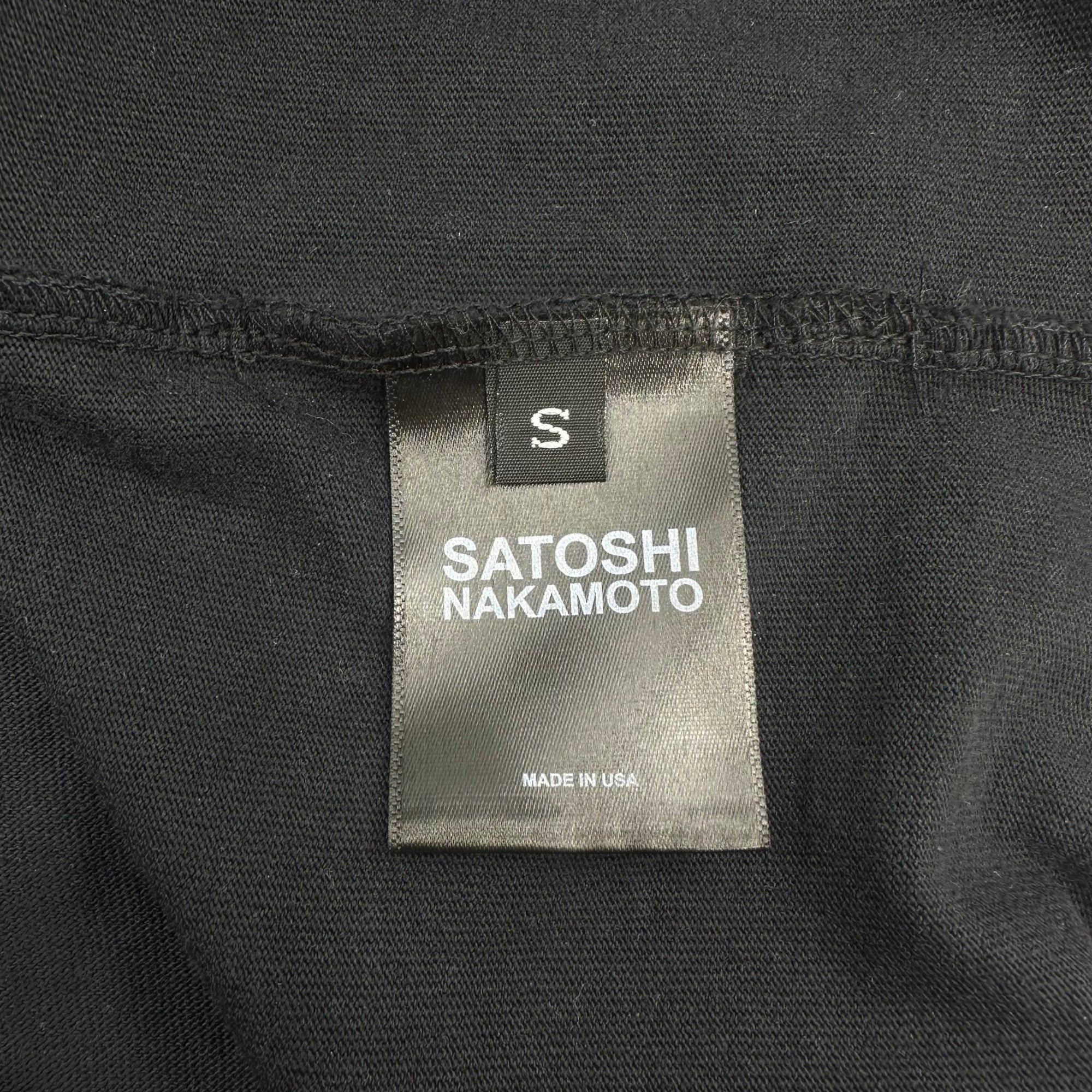 Satoshi Nakamoto Tee Welcome To The Machine Black