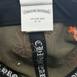 Chrome Hearts Cross Patch Hat Camo Orange