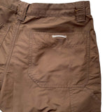 Chrome Hearts Leather Double Knee Carpenter Nylon Pants Brown