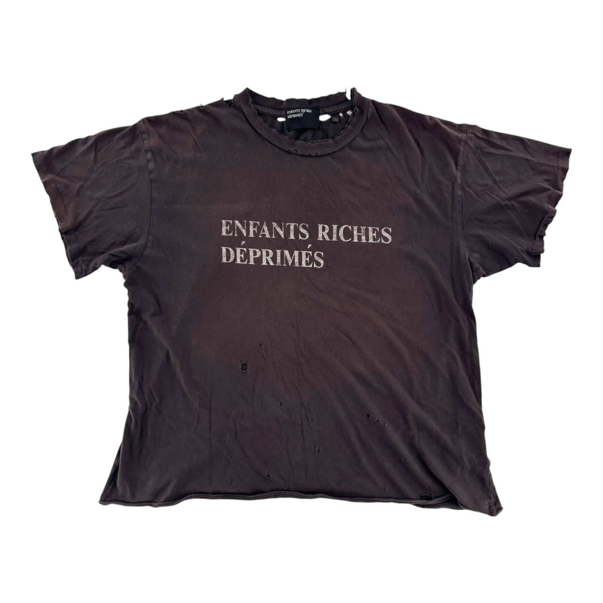 ERD Thrashed Logo Tee Grey