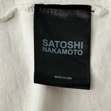 Satoshi Globe of Death Vintage Cutoff Tee White