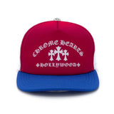 Chrome Hearts King Taco Trucker Hat Red White Blue