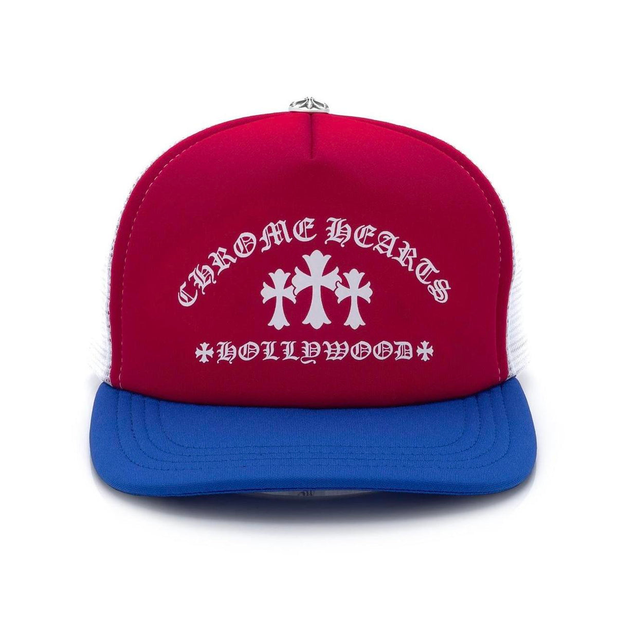 Chrome Hearts King Taco Trucker Hat Red White Blue