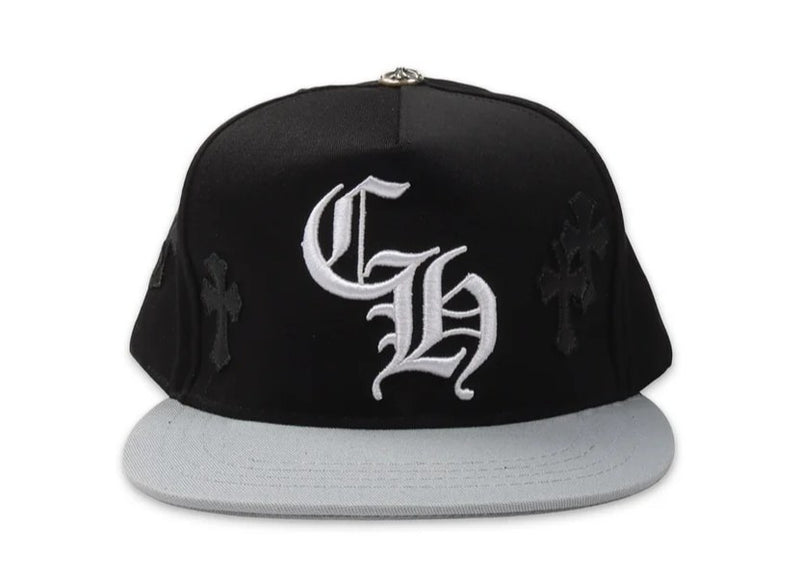 Chrome Hearts Cross Patch Hat Black Grey