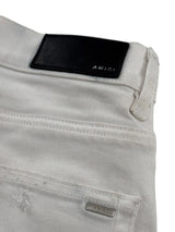 Amiri MX1 Ribbbed All White