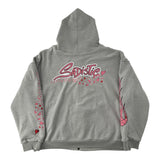 Matty Boy Anti Promo Sadistic Thermal-Lined Zip-Up Hoodie Grey