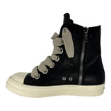Rick Owens Jumbo Lace Sneakers Black Milk