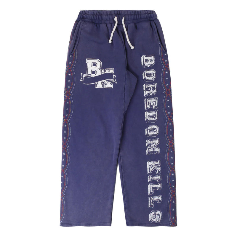 Boredom Kills Boyscout Collegiate Sweats Blue