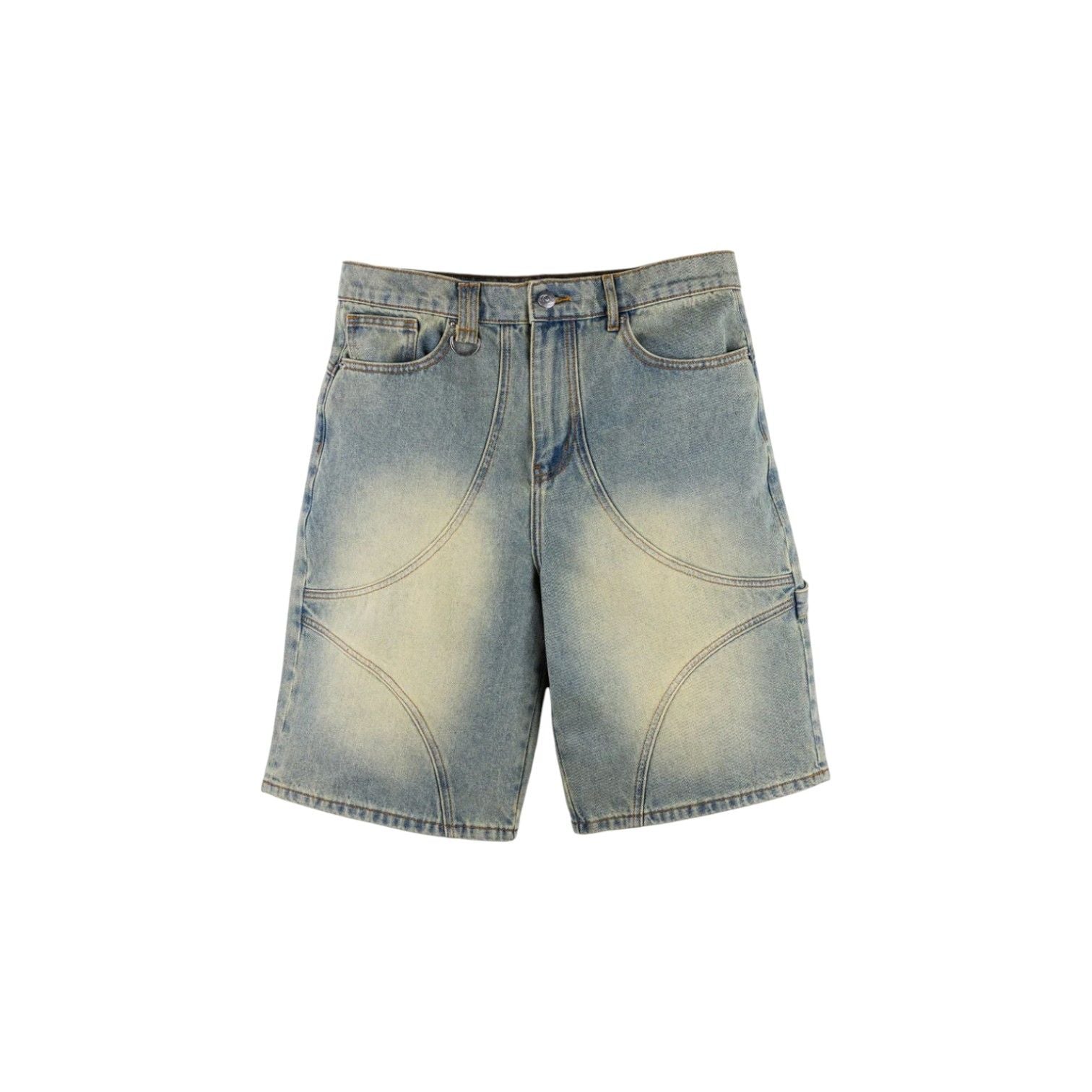 Common Studios Star Washed Denim Shorts "Old Gold"