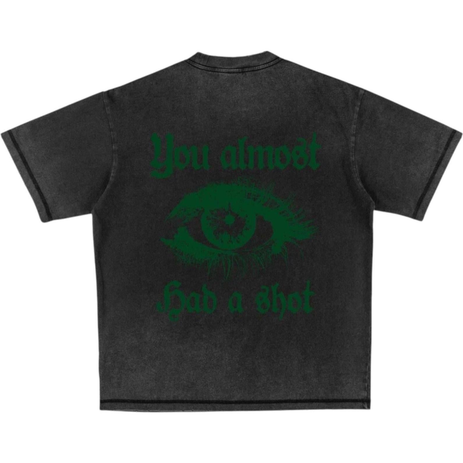 Compliments 'Almost Had A Shot' Black Vintage Tee