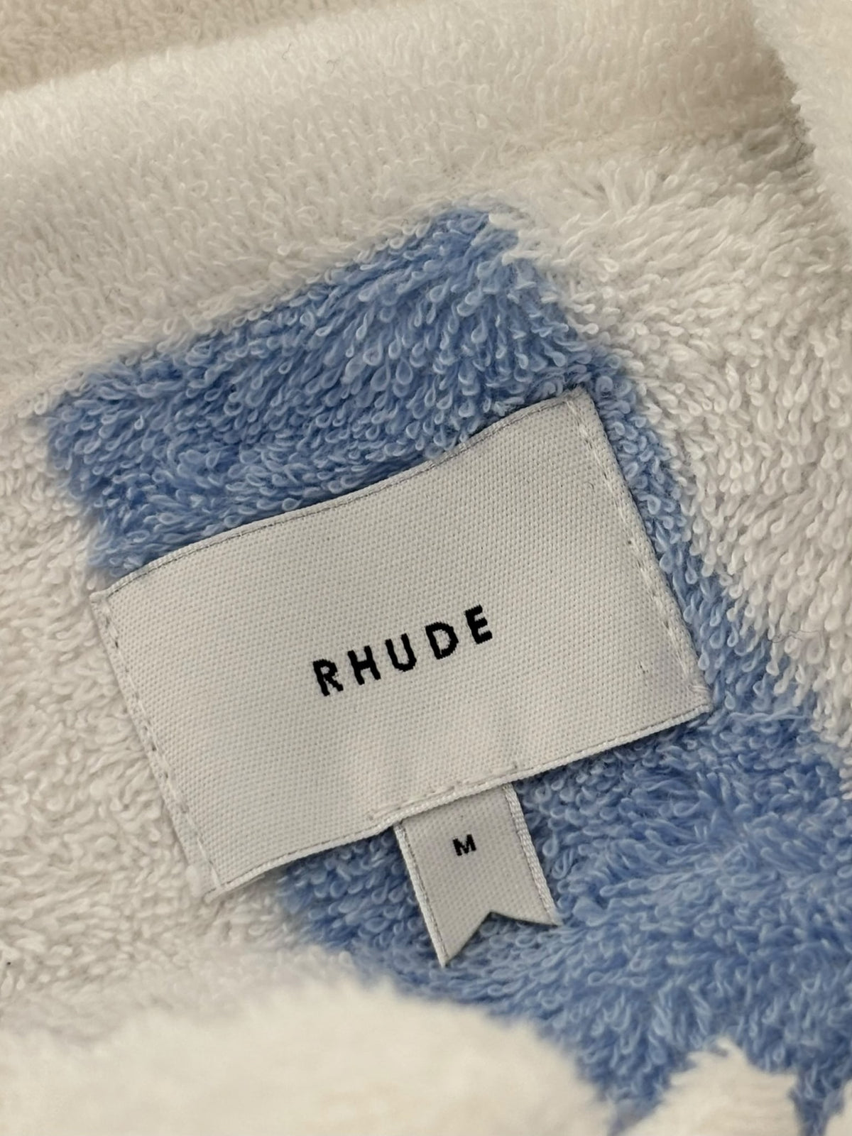 Rhude Striped Terry Logo Longsleeve Shirt