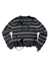 Balenciaga Distressed Sweater Black