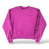 Chrome Hearts Matty Boy Spider Web Crewneck Sweatshirt Purple