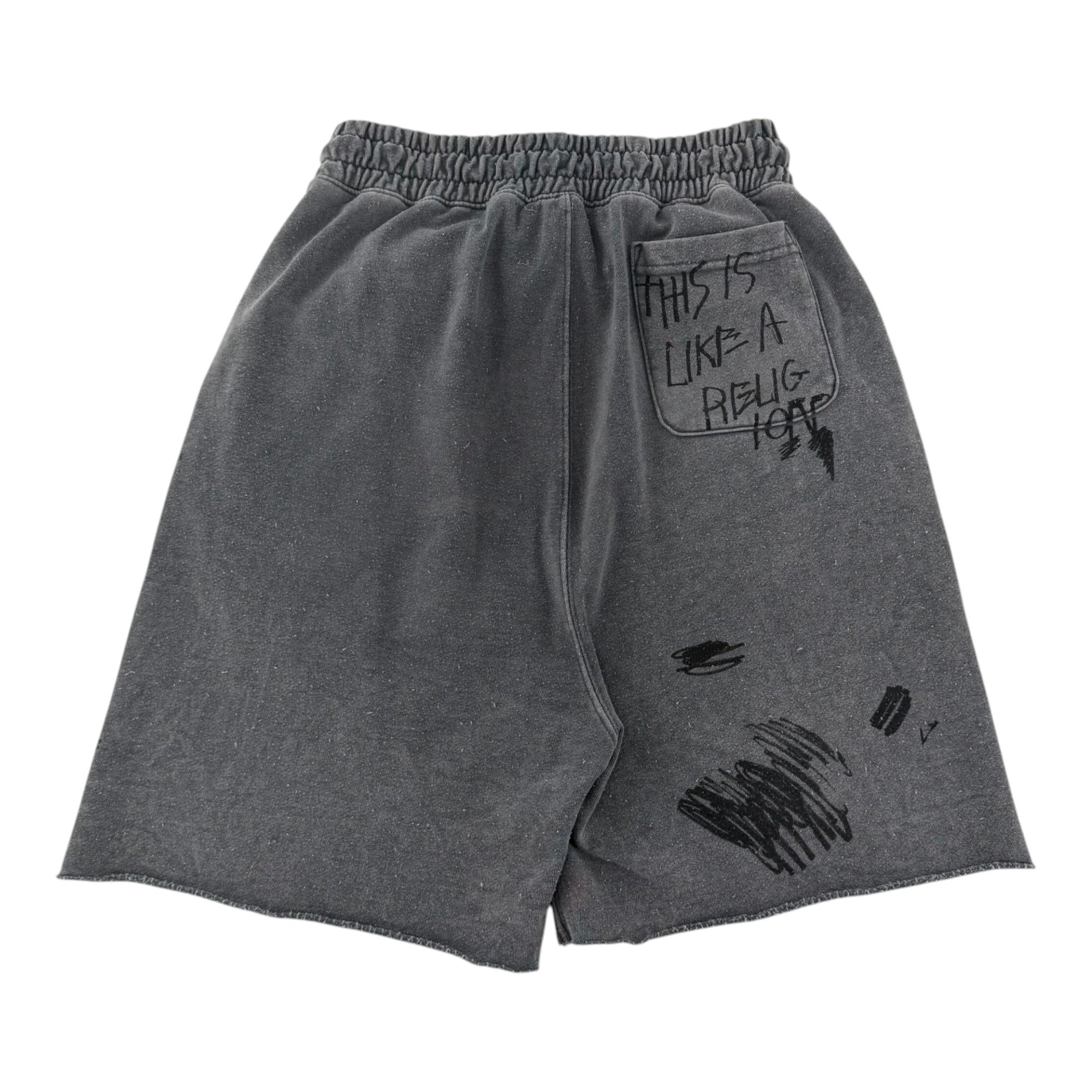 Paly Carrying The Message Sweatshort Vintage Black