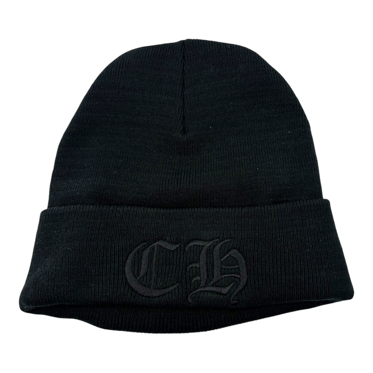 Chrome Hearts Embroidered Logo Beanie Black