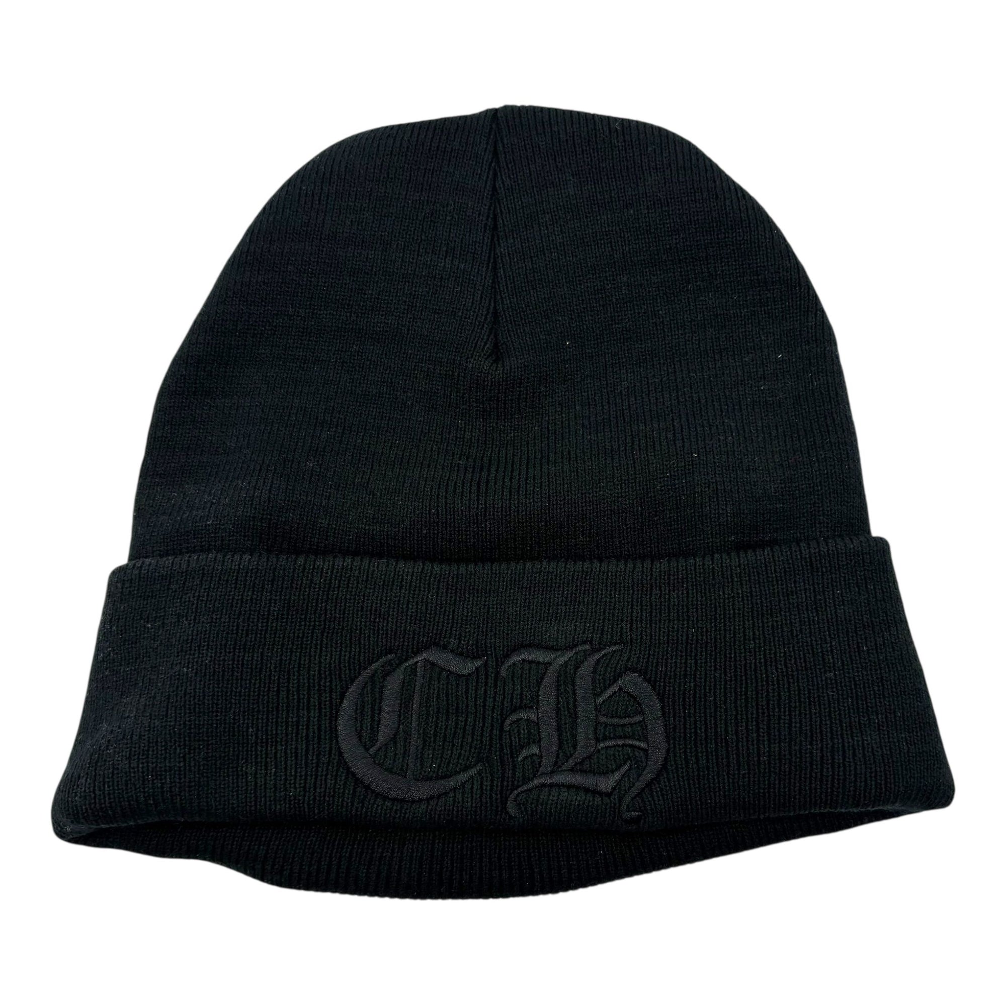 Chrome Hearts Embroidered Logo Beanie Black